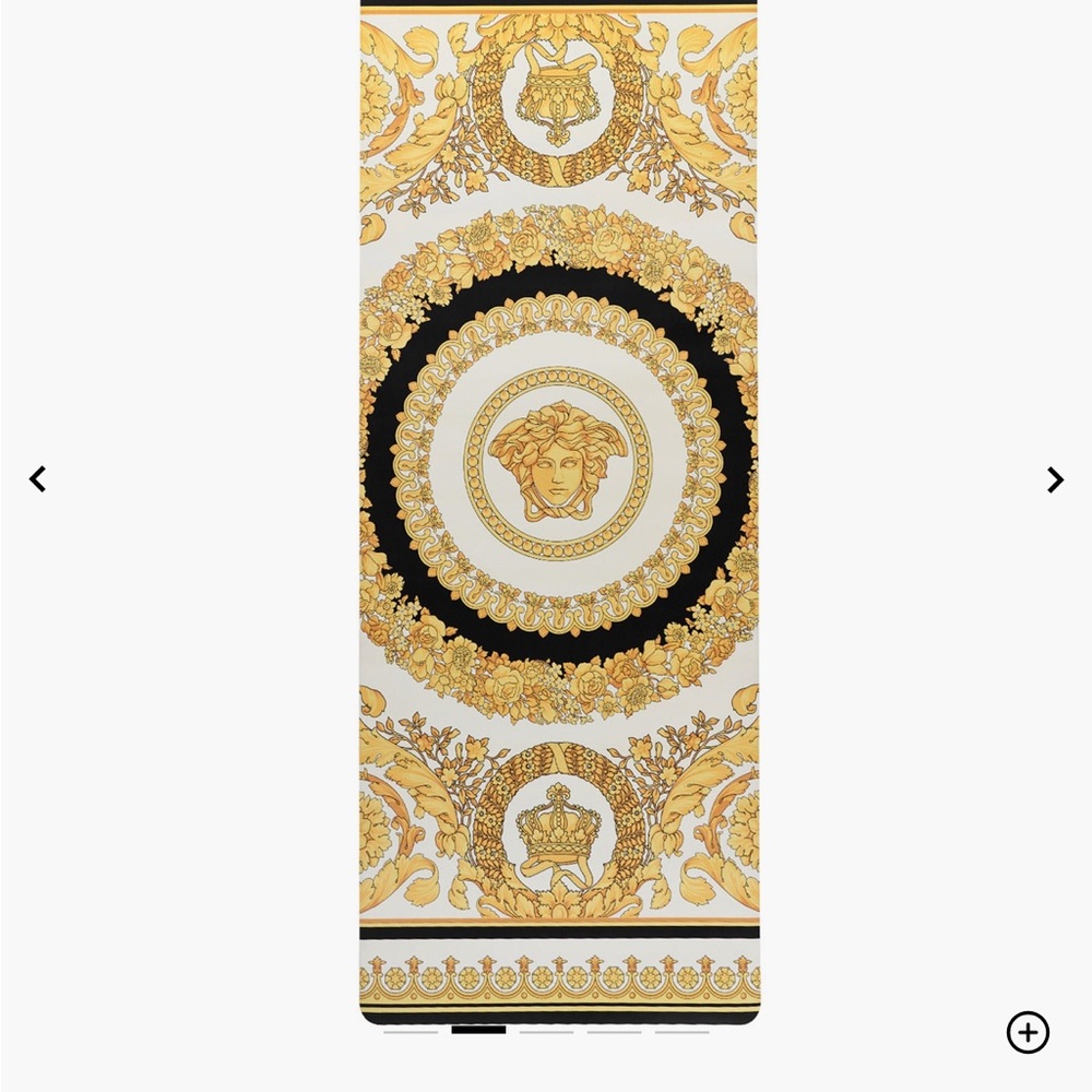 Versace Gold and Black Baroque Decor Accent